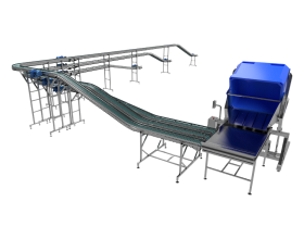 Conveyor Line for Secondary Packing