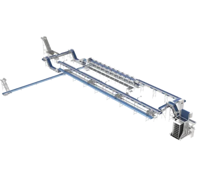 Производственный участок для разделки рыбы