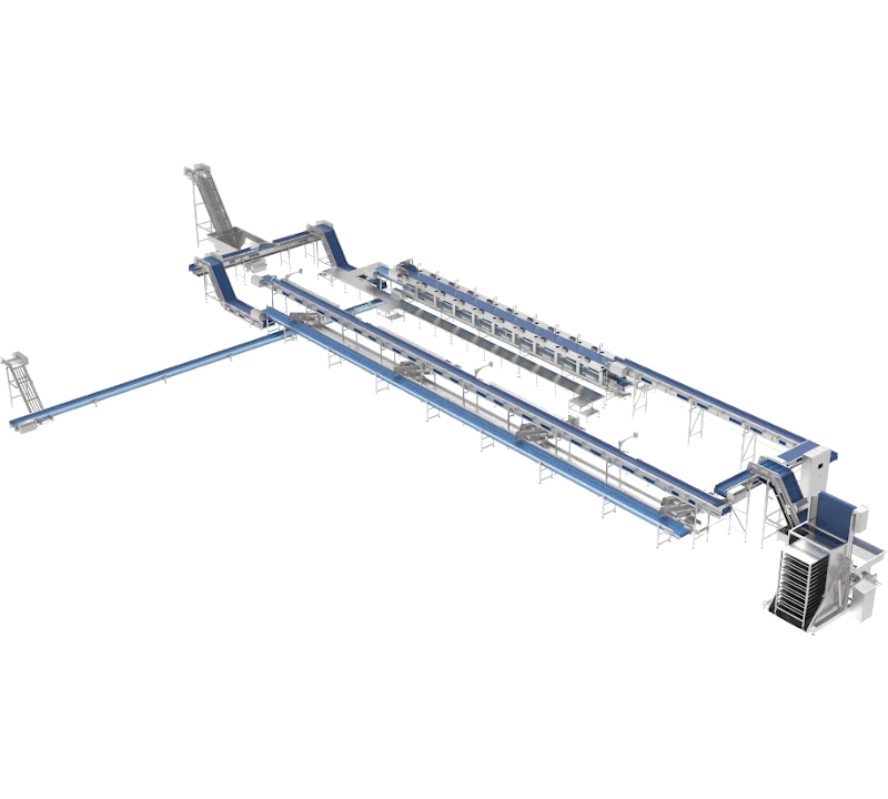 Производственный участок для разделки рыбы