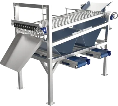 Машина для сортировки рыбы одноярусная