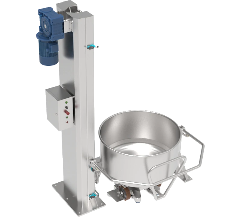 Опрокидыватель дежи
