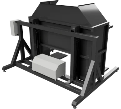 Гидравлический разгрузчик ящиков