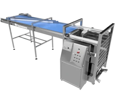 Послойный разгрузчик корзин автоклава