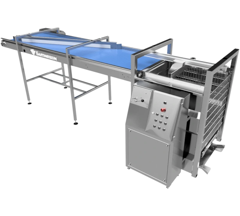 Послойный разгрузчик корзин автоклава