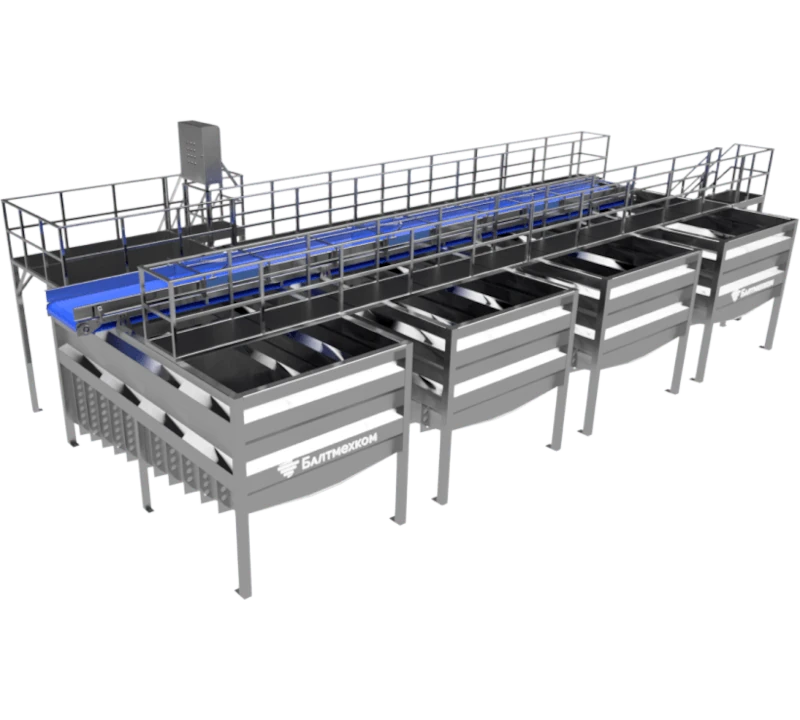 Узел для разгрузки и распределения свежей рыбы - Фотография 3