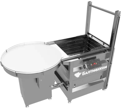 Ручной укладчик банок с роторным столом